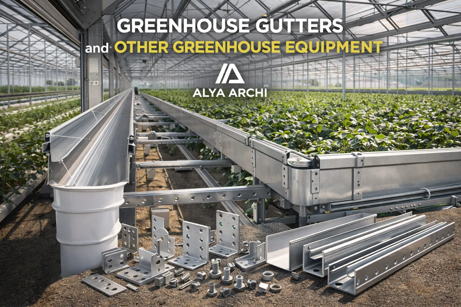 GREENHOUSE GUTTERS andOTHER GREENHOUSE EQUIPMENT