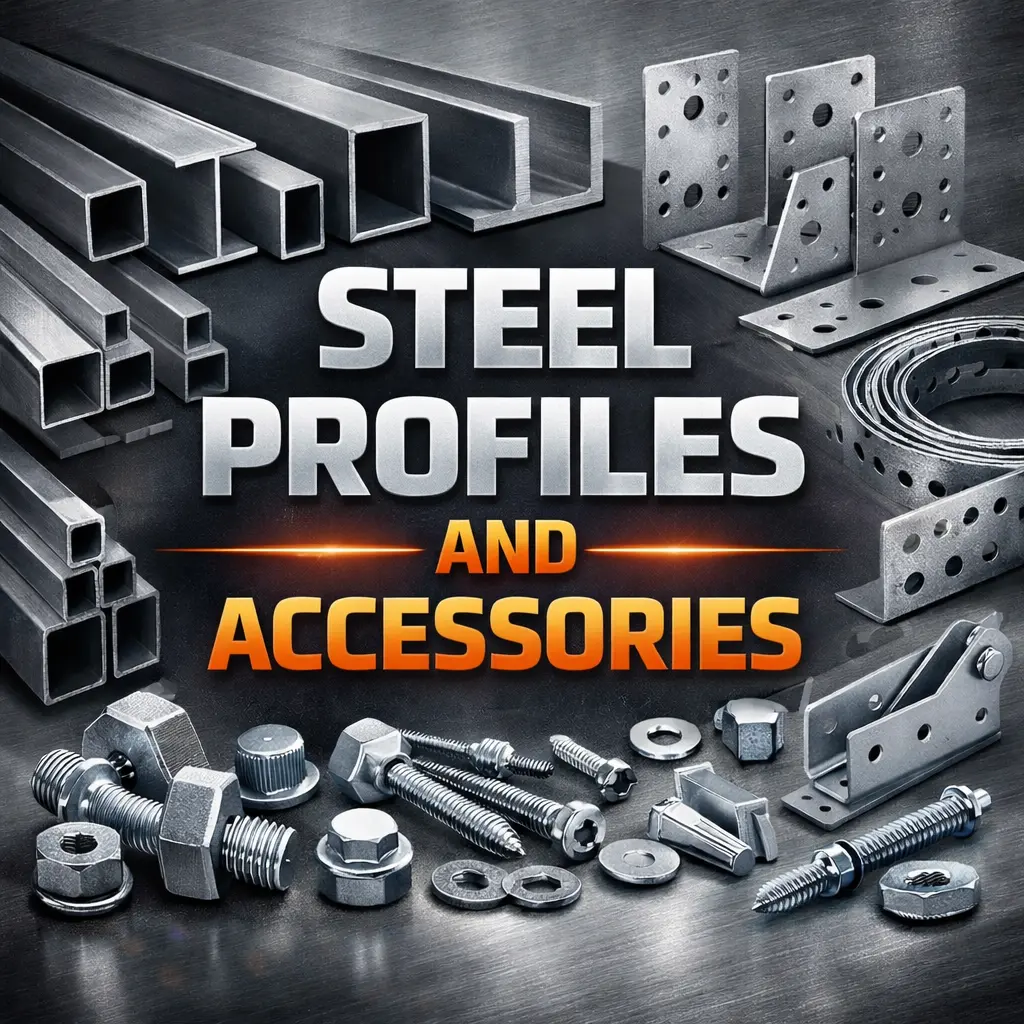 STEEL PROFILES AND ACCESSORIES